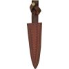 Damascus Sgian Dubh Fixed Blade Dagger 7" Damascus Steel Knife