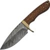 DM1208.jpg Damascus Celtic Knot Hunter 4.25" Damascus Blade Fixed Knife