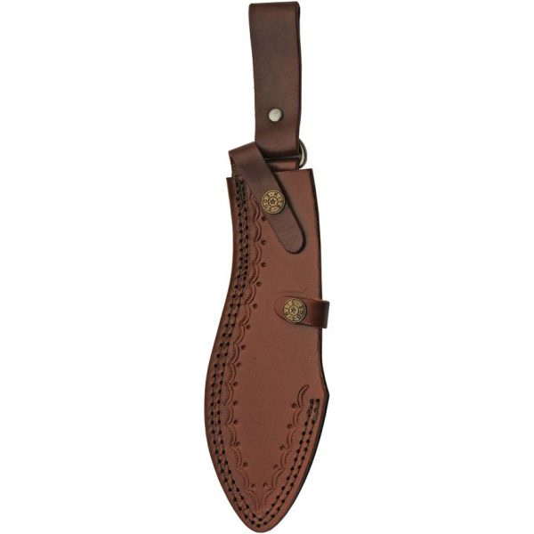 Damascus Kukri Bowie Fixed Blade Knife 8" Damascus Steel Rosewood