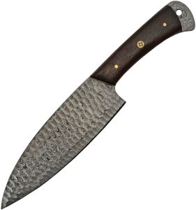 DM1266.jpg Damascus Chef's Knife 6" Damascus Steel Blade Fixed Blade