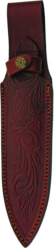 Damascus Flint Fixed Blade Spear Point 7.5" Damascus Steel Knife