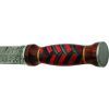 Damascus Fixed Blade Red/Black 12.25" Damascus Steel Knife