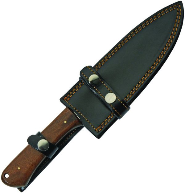 DM1279_add_04.jpg Damascus Fixed Blade Wood Handle 7.25" Damascus Steel Knife