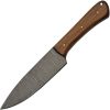 Damascus Fixed Blade Walnut Handle 5.75 inch Blade