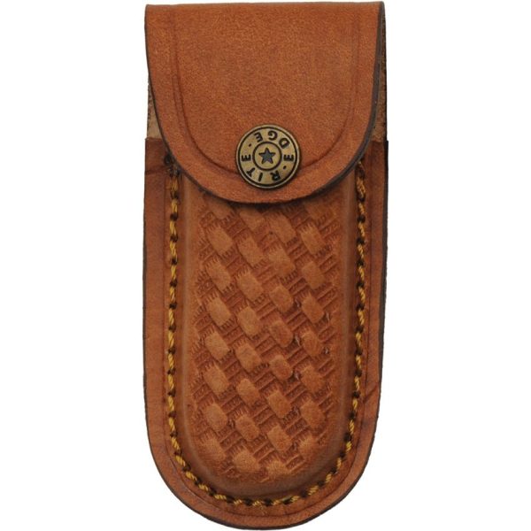 Damascus Lockback Red Blue Folding Knife 3" Damascus Steel Blade