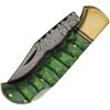 DM1303GN_add_02.jpg Damascus Grooved Lockback Green 3" Damascus Folding Knife