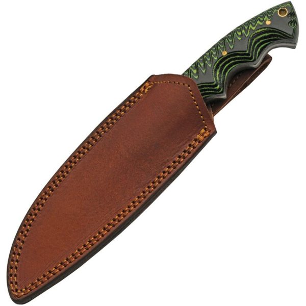 Damascus Tree Ridge Hunter 4.5" Fixed Blade Knife