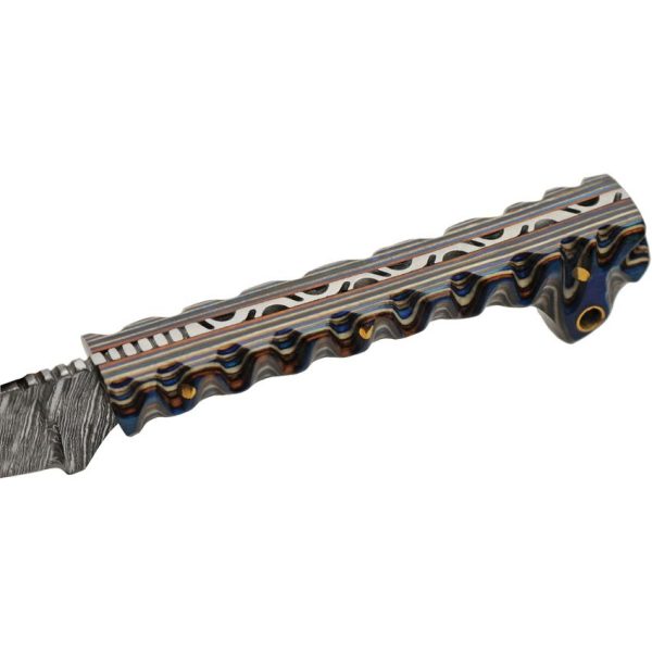 DM1320BL_add_02.jpg Damascus Prideful Fang Caper Blue Pakkawood - 2.63 inches