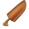 Damascus Prideful Fang Caper Brown Pakkawood - 2.63 inches