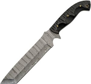 DM1322.jpg Damascus Slate Hunter Machete - 7.75 inches Tanto Blade