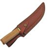 Damascus Bare Sycamore Hunter Fixed Blade Knife 7.75" Damascus Steel