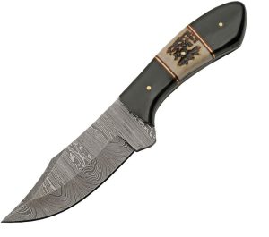 DM1356.jpg Damascus Skinner Buffalo Stag - Full Tang