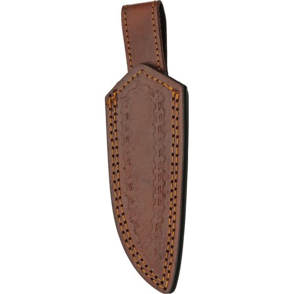 DM1359_add_01.jpg Damascus Turquoise Bone Hunter 8" Fixed Blade Knife