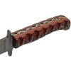 Damascus Pig Sticker Red - Sculpted Wood Handle
