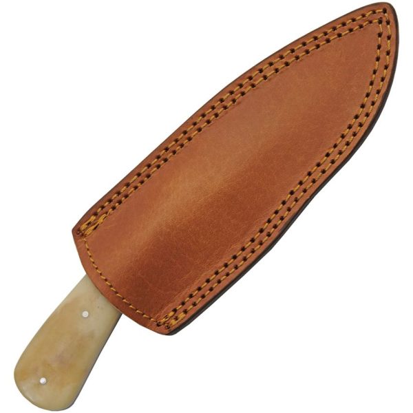 DM1370BL_add_02.jpg Damascus Skinner Fixed Blade Knife 4" Damascus Steel Camel Bone