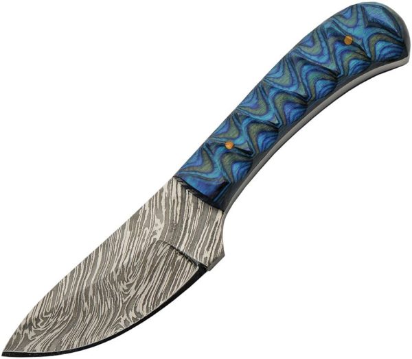 Damascus Boy's Skinner Blue - 3 inch Damascus Blade