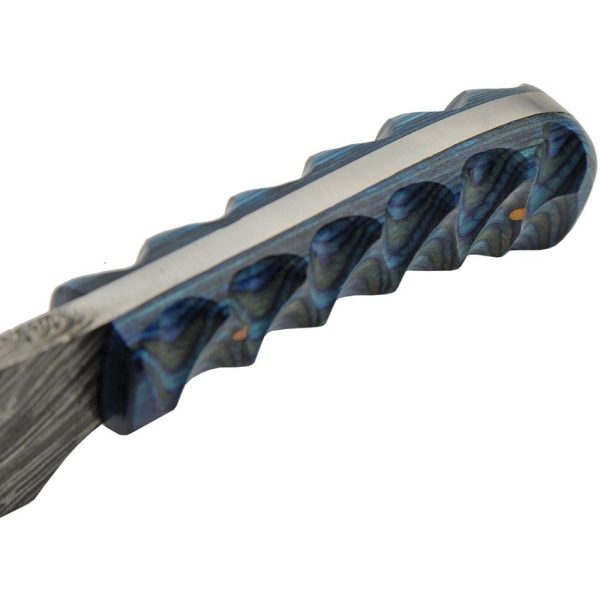 Damascus Boy's Skinner Blue - 3 inch Damascus Blade