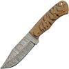 DM1384.jpg Damascus Diamond Dust Pine Hunter Fixed Blade Knife 4" Damascus