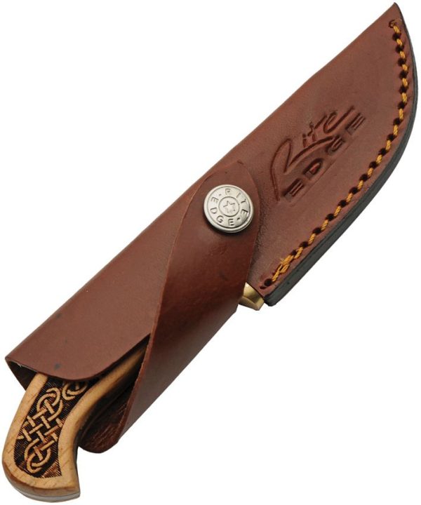 Damascus Celtic Knots Hunter - 3.25 inch Blade