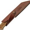 Damascus Celtic Tanto - 4.5 inch Modified Tanto
