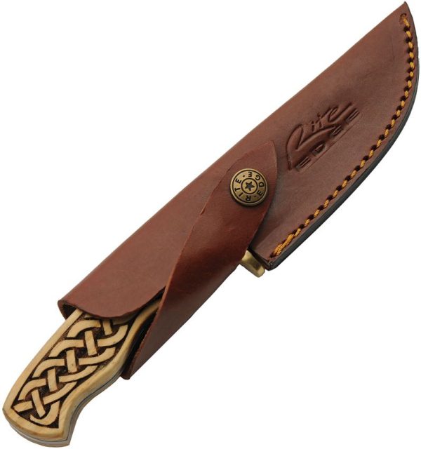 Damascus Celtic Band Hunter - 4 inch Blade