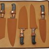 DM1393_add_03.jpg Damascus Kitchen Set 6 Knives Damascus Steel Brown Wood Roll