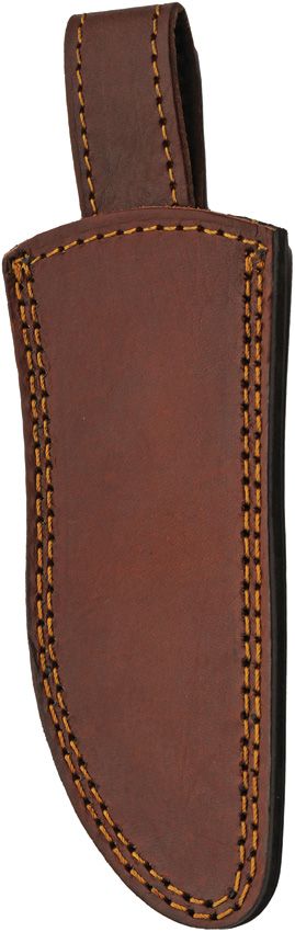 Damascus Admiral Fixed Blade Bone Blue 4.5" Damascus Steel