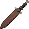 DM1395_add_02.jpg Damascus Claymore Dagger 7.25" Damascus Steel Fixed Blade Knife