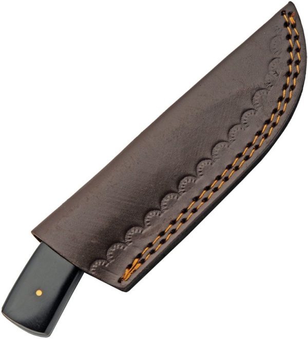Damascus Turquoise Trailing Point - Resin Handle