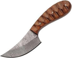 DM1429WD.jpg Damascus Skinner Walnut - Full Tang Fixed Blade