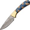 DM1431.jpg Damascus Braided Sapphire Skinner - 3 inch Blade