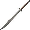 Damascus Scimitar Rosewood 24.75" Damascus Steel Fixed Blade