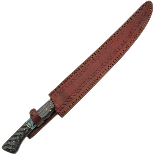 Damascus Windbreaker Sword 15" Damascus Steel Blade Fixed Blade