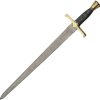 Damascus Garth Sword 23" Double Edge Damascus Steel Fixed Blade