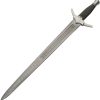Damascus Short Sword Wire Handle Fixed Blade 19in Damascus Steel