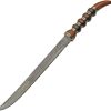 Damascus Ring Tail Saber Fixed Blade Knife 14.5" Damascus Steel