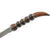 Damascus Ring Tail Saber Fixed Blade Knife 14.5" Damascus Steel
