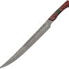 Damascus Dawnbreaker Sword - 15 inch Full Tang Blade