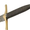 Damascus Two-Handed Sword 25" Damascus Steel Blade Wire Wrap