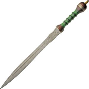 Damascus Double Edged Sword 23.75" Damascus Steel Fixed Blade