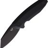 Damned Designs Linerlock Black G10 Stonewash Blade