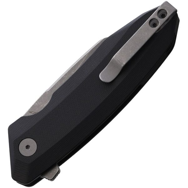 DMN011GB_add_01.jpg Damned Designs Linerlock Black G10 Folding Knife
