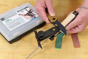 DMT Aligner Pro Kit Sharpening System 3 Diamond Whetstones