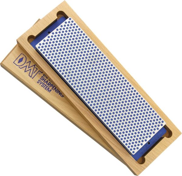 DMT Coarse Diamond Whetstone 8" Blue 325 Mesh w/ Wood Box