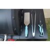 Danco Pro Series 4pc Grilling Kit 7" Stainless Blade Black Teal