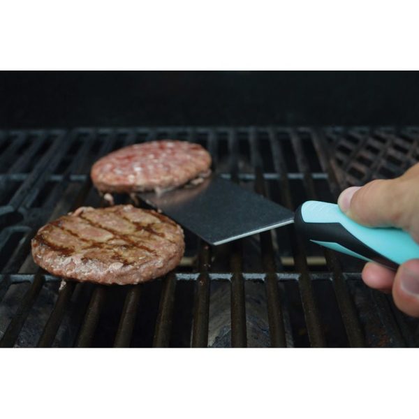 Danco Pro Series 4pc Grilling Kit 7" Stainless Blade Black Teal