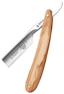 Dovo Barbarossa 5/8 Straight Razor Carbon Steel Olive Wood German