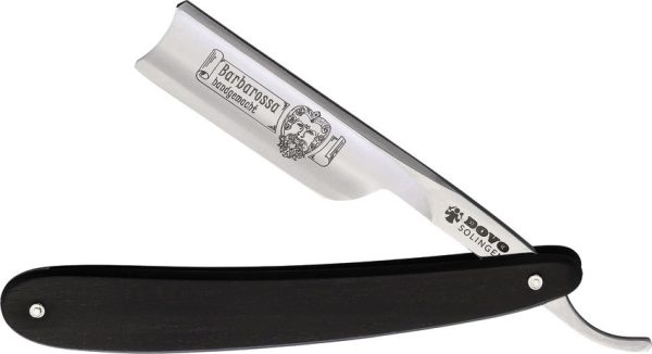 Dovo Barbarossa 5/8 Straight Razor Carbon Steel Ebony Wood German