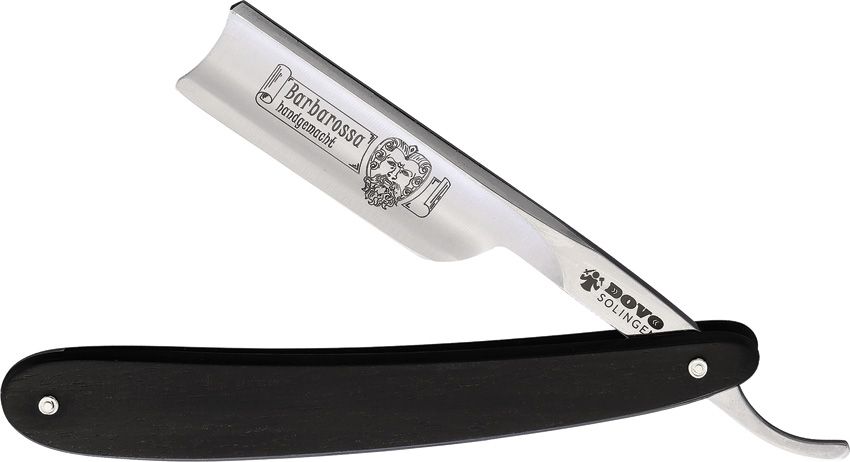 Dovo Barbarossa 5/8 Straight Razor Carbon Steel Ebony Wood