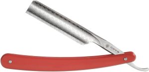Dovo Runde Sache 5/8 Straight Razor Carbon Steel Red Handle